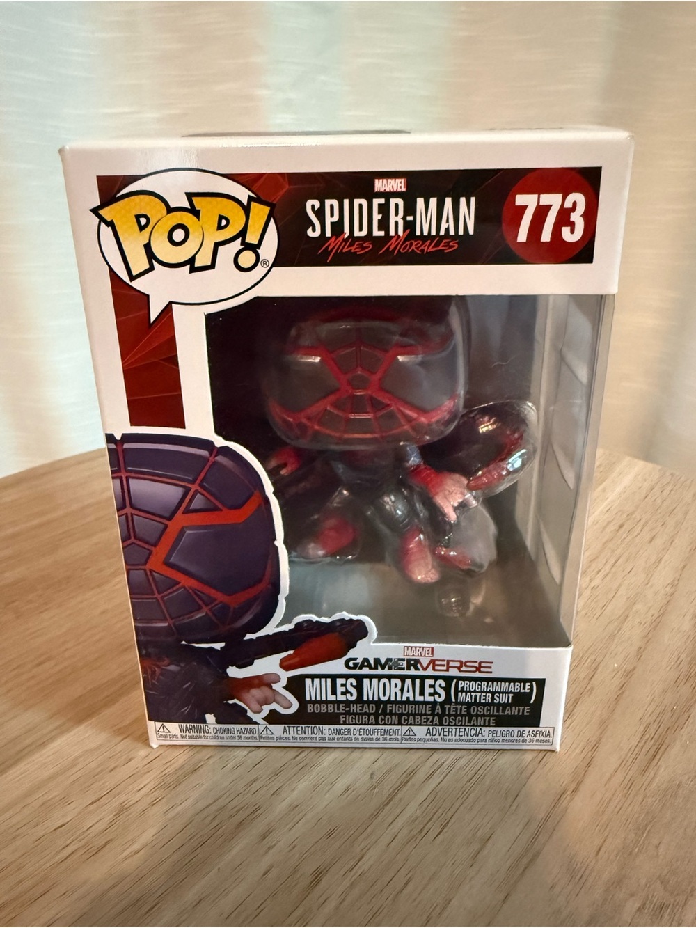 Funko Pop! Spider-Man Miles Morales Matte Black & Red #773